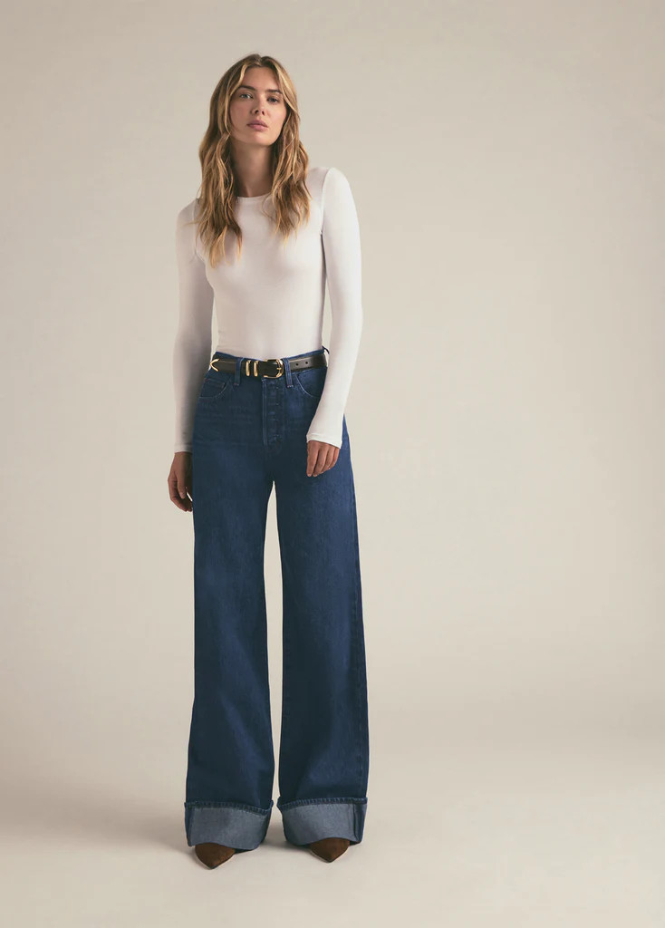 THE MASHA SUPER HIGH RISE CUFFED WIDE LEG | Favorite Daughter