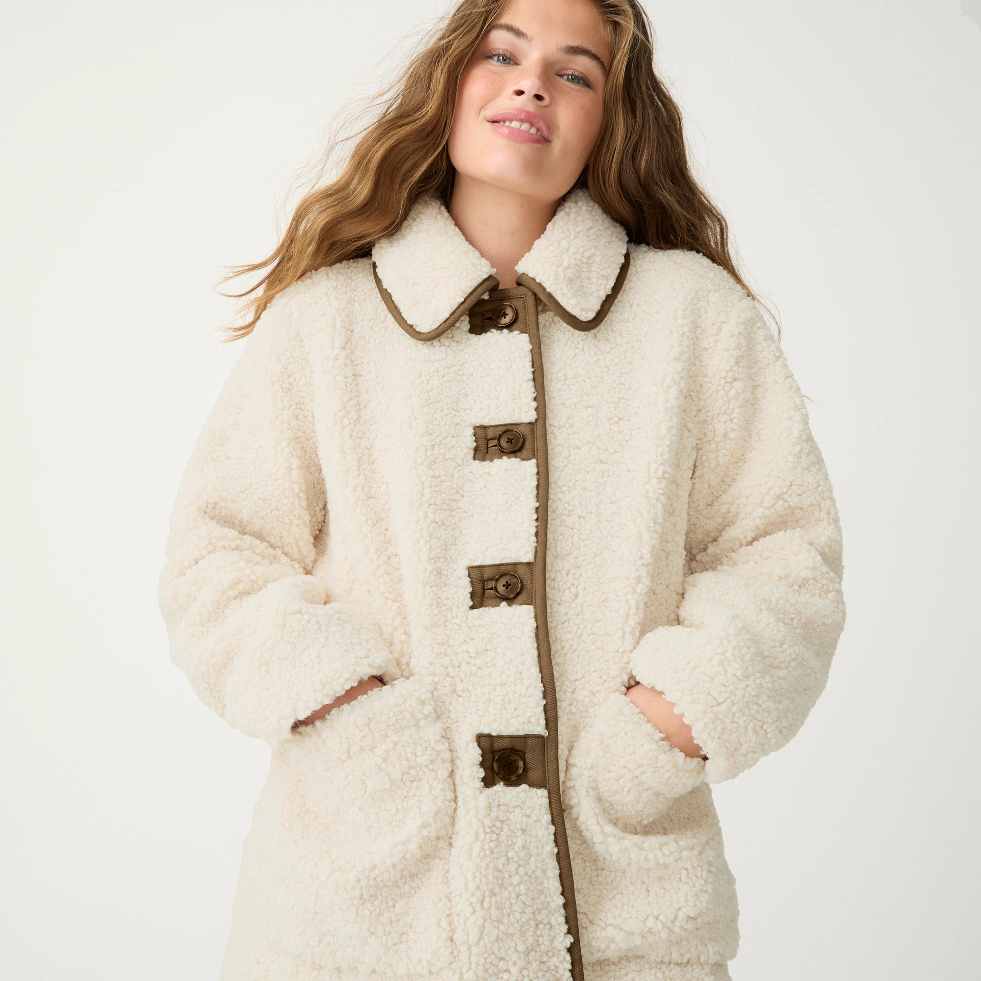 Teddy sherpa jacket | J. Crew US