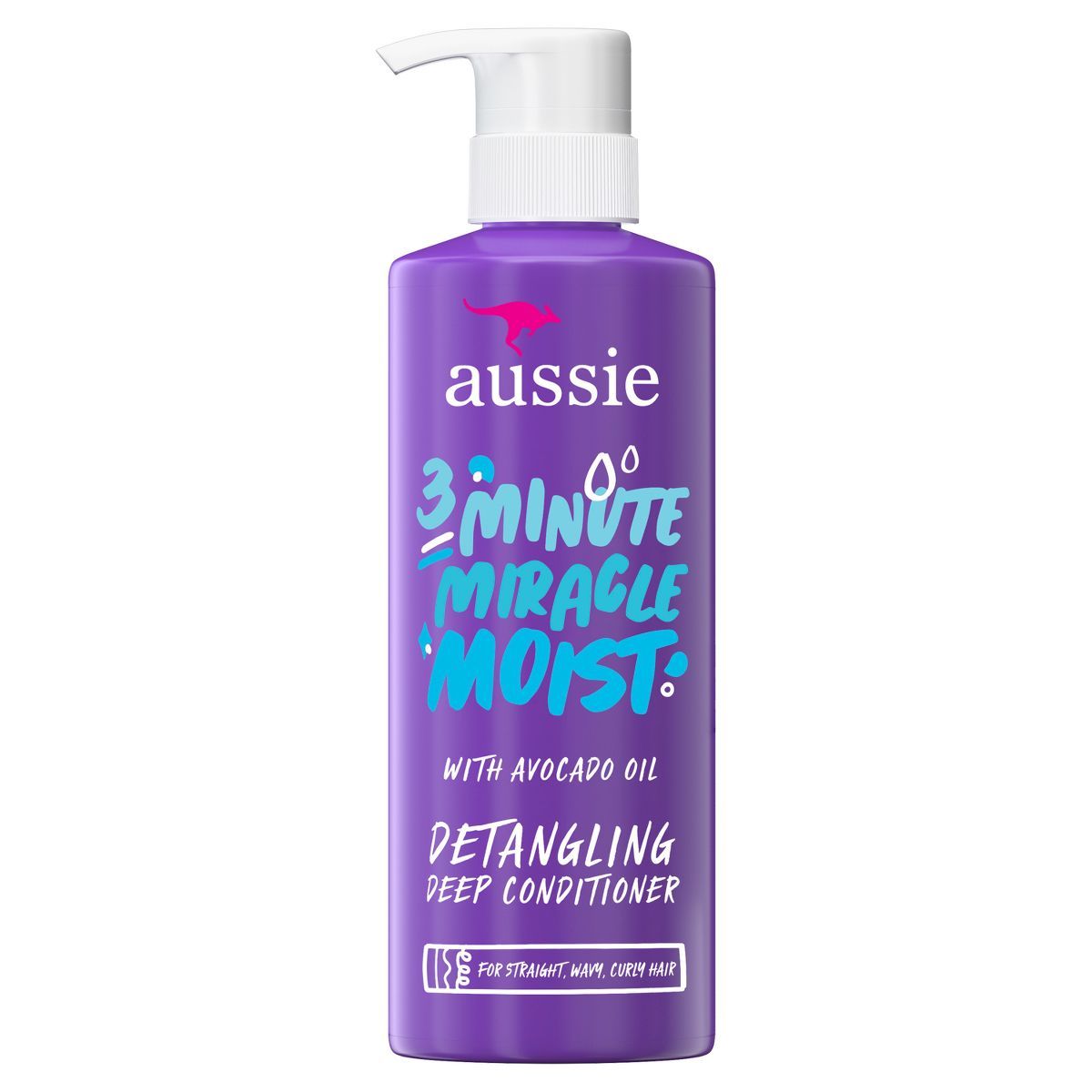 Aussie Miracle Moist with Avocado & Jojoba Oil, Paraben Free 3 Minute Miracle Conditioner - 16.0 ... | Target