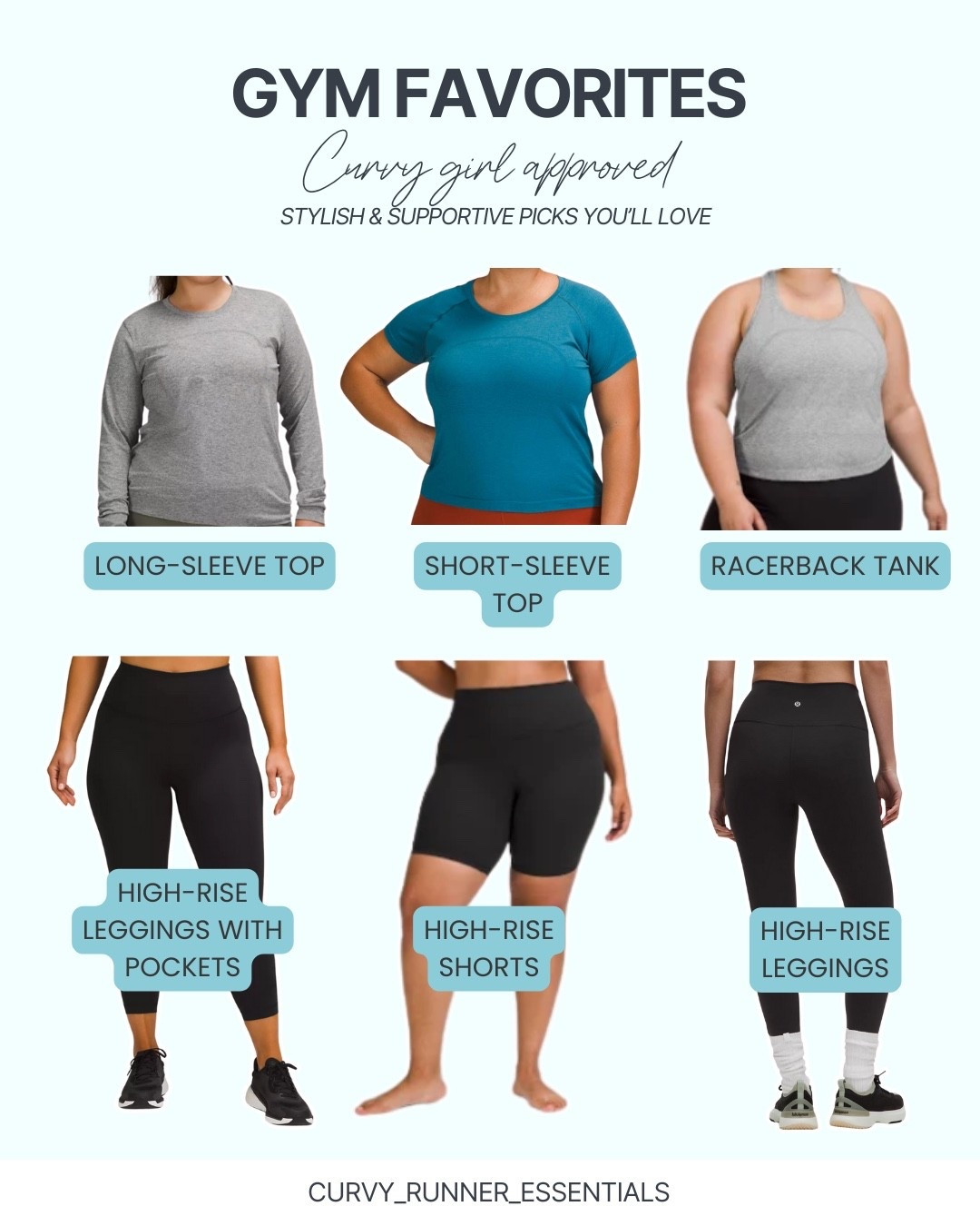 Curvy runner approved ✔️
Supportive, comfy, and stays put—these lululemon gym pieces actually move with me, not against me. Available in extended sizes !

#LTKcurves #LTKfitness #LTKplussize