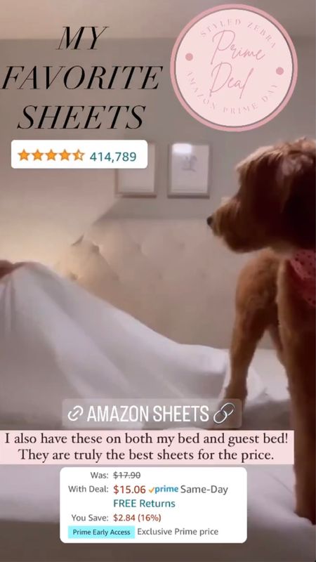 The most affordable sheets and the best quality they get softer each wash! The best amazon find 