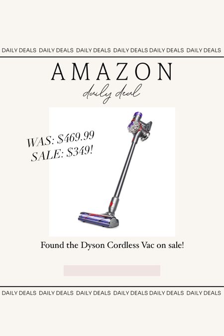 Amazon Daily Deal - save over $100 on the Dyson cordless vacuum!

#amazondeal #dealoftheday #dyson 

#LTKsalealert #LTKFind #LTKhome