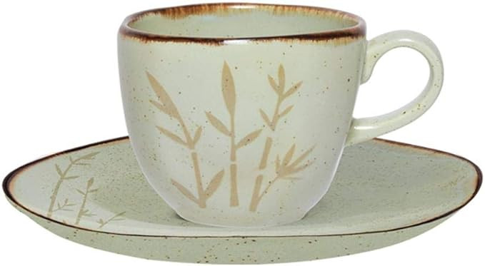 Xícaras de Chá 220 ml, com Pires, 6 Peças, Oxford, Ryo Bambu | Amazon (BR)