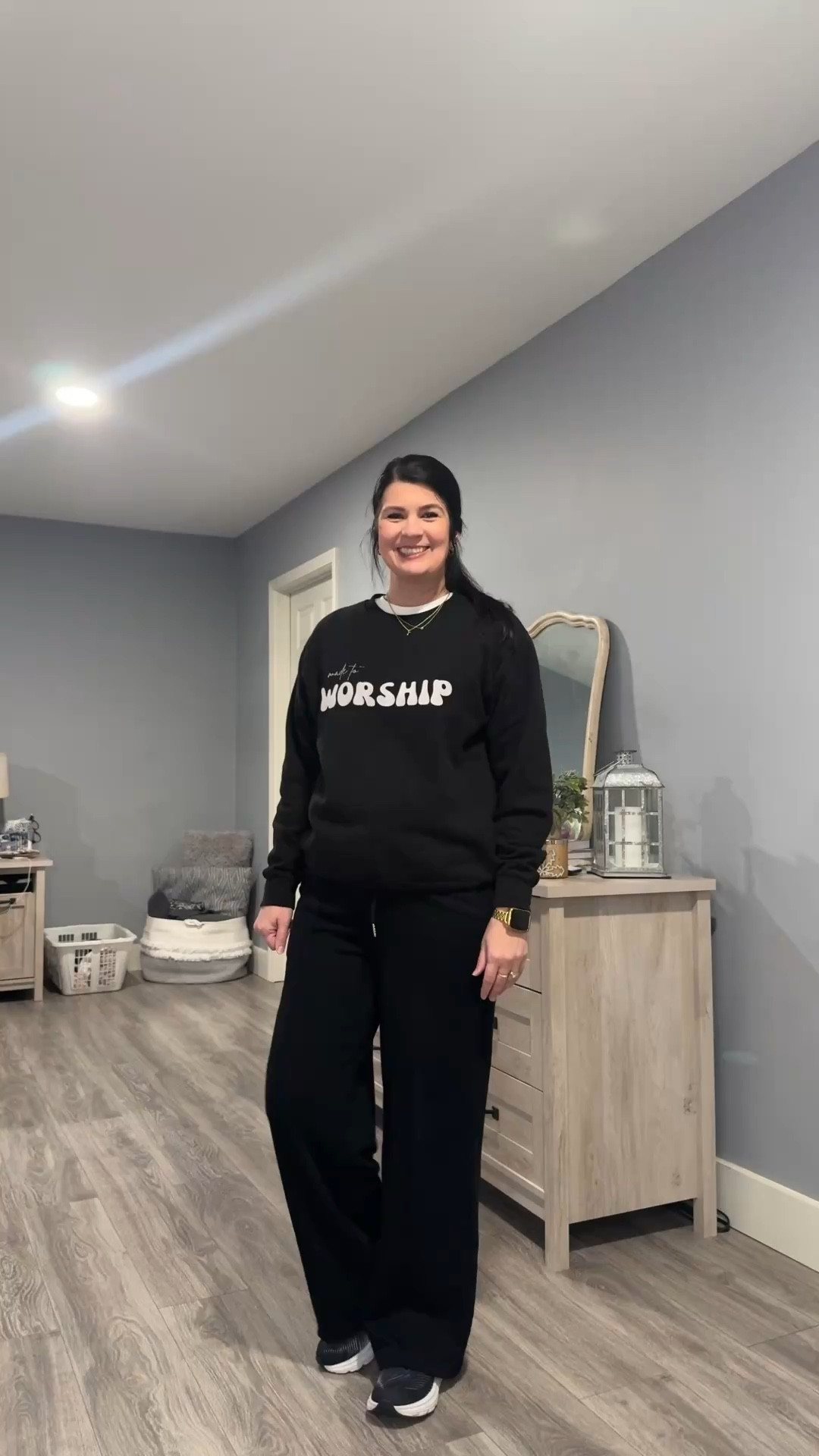 Today called for a slow down. My family needed down time, and that’s just what we had! 
Cozy sweats and a ponytail made for an easy look  

#LTKootd #LTKActive #LTKOver40