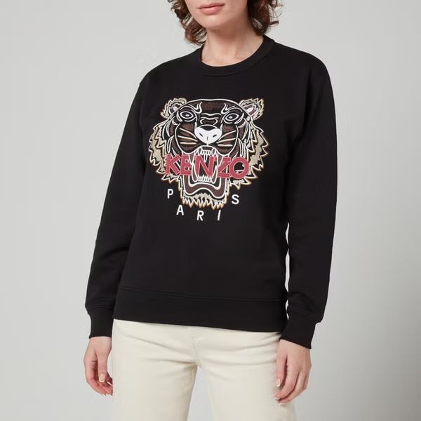 KENZO Women's Classic Tiger Classic Sweatshirt - Black | Coggles (Global)