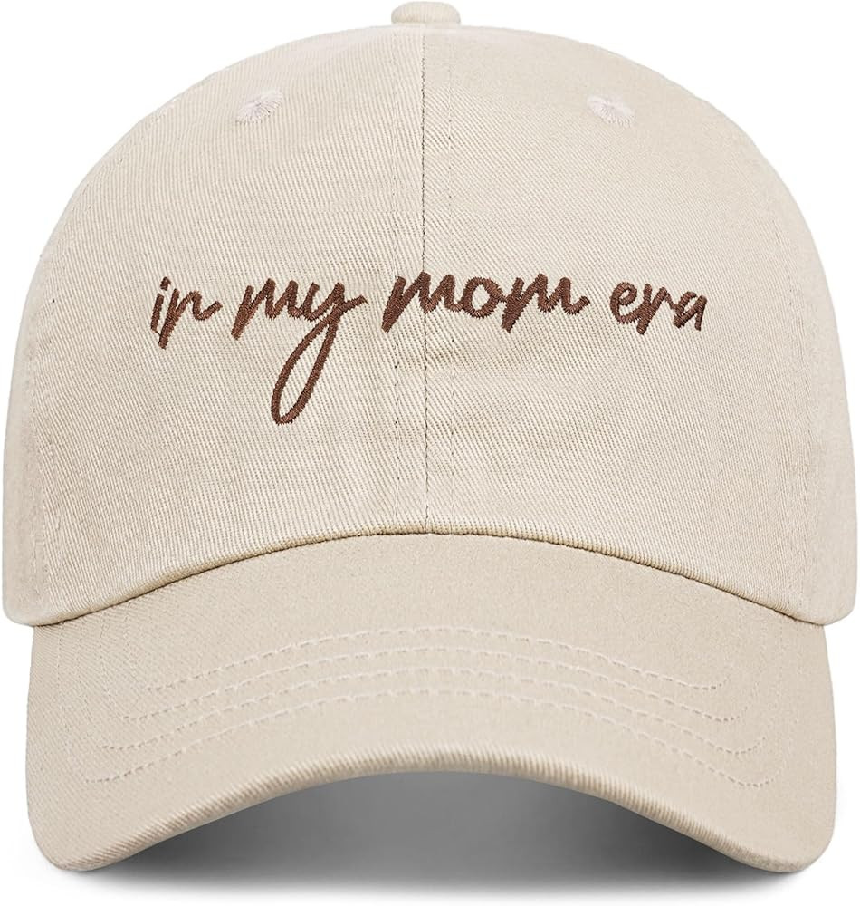 in My Mom Era Hat, Mama Hats for Women, First Time Mom Gift from Daughter Son, Embroidered Womens... | Amazon (US)