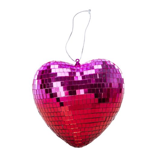 Heart Disco Ball Ornament 6in | Five Below