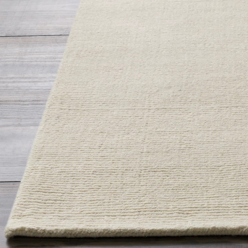 Crowe Handmade Wool Cream Rug | Wayfair North America