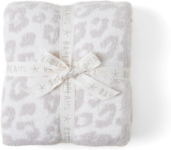 Barefoot Dreams\u00ae CozyChic\u00ae Barefoot in the Wild Throw, Cream-Stone, 54"x72" | Amazon (US)
