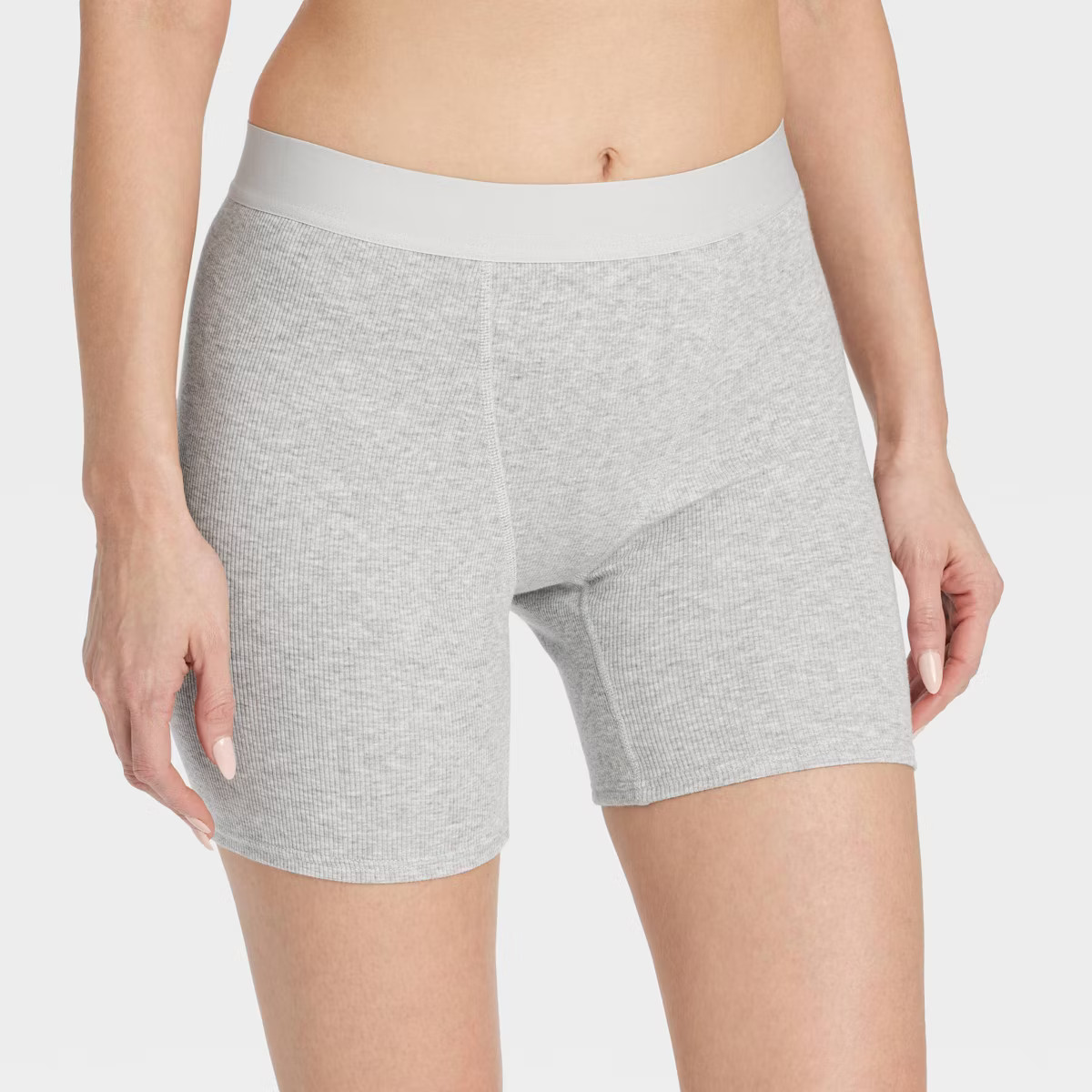 Women's Cotton Blend Ribbed Boxer Briefs Underwear - Auden™ | Target