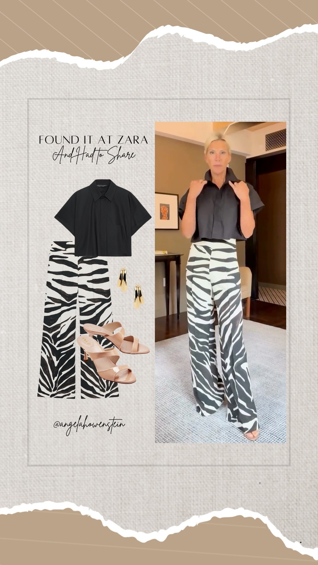 These wide-leg zebra pants are such a statement—paired with a simple black top and nude heels, it’s an instant chic outfit.

#zara #falloutfit #statement



#LTKStyleTip #LTKShoeCrush #LTKItBag
