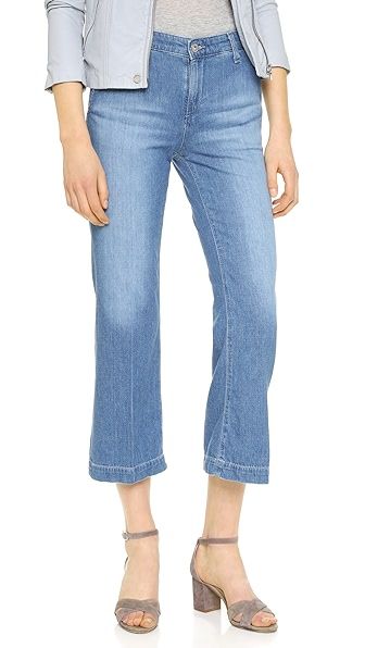 The Layla Crop Flare Trouser Jeans | Shopbop