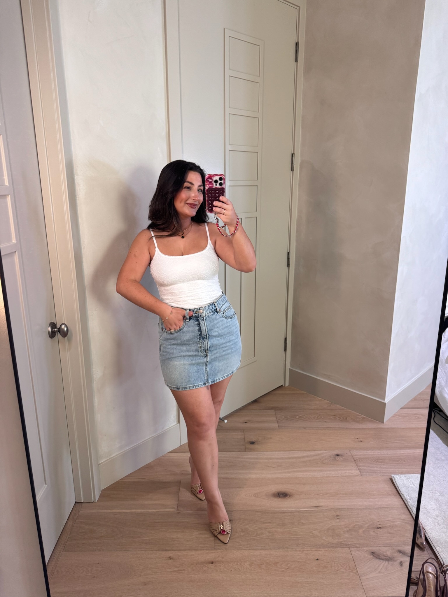 Summer date night look! 

Lace tank size small
Skirt size 27 

5’0” 140lbs Petite friendly

#LTKootd #LTKSaleAlert #LTKPetite