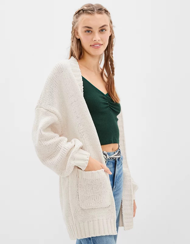 AE Oversized Cardigan | American Eagle Outfitters (US & CA)