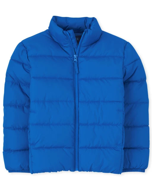 Boys Long Sleeve Puffer Jacket | The Children's Place  - CHARGERBLU | The Children's Place