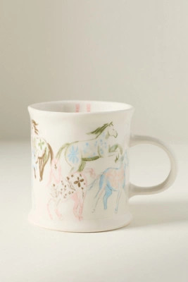 Run Wild Stoneware Mug | Anthropologie (US)