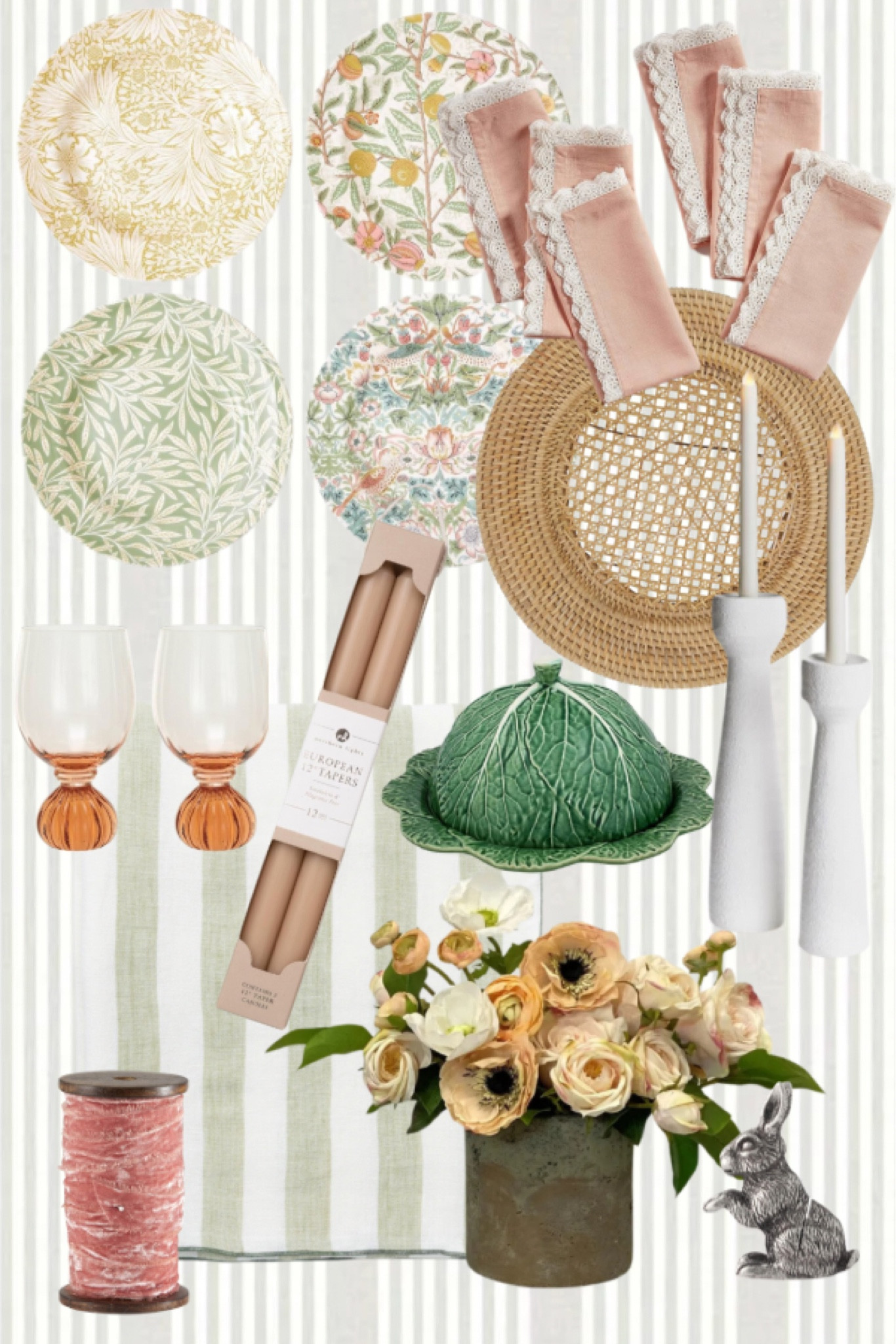 Easter table, spring tablescape, Easter table decorations, spring centerpiece, Easter table decor, Easter decor, Easter inspiration Easter table setting, Easter hosting, spring entertaining 

#LTKSeasonal #LTKHome #LTKParties