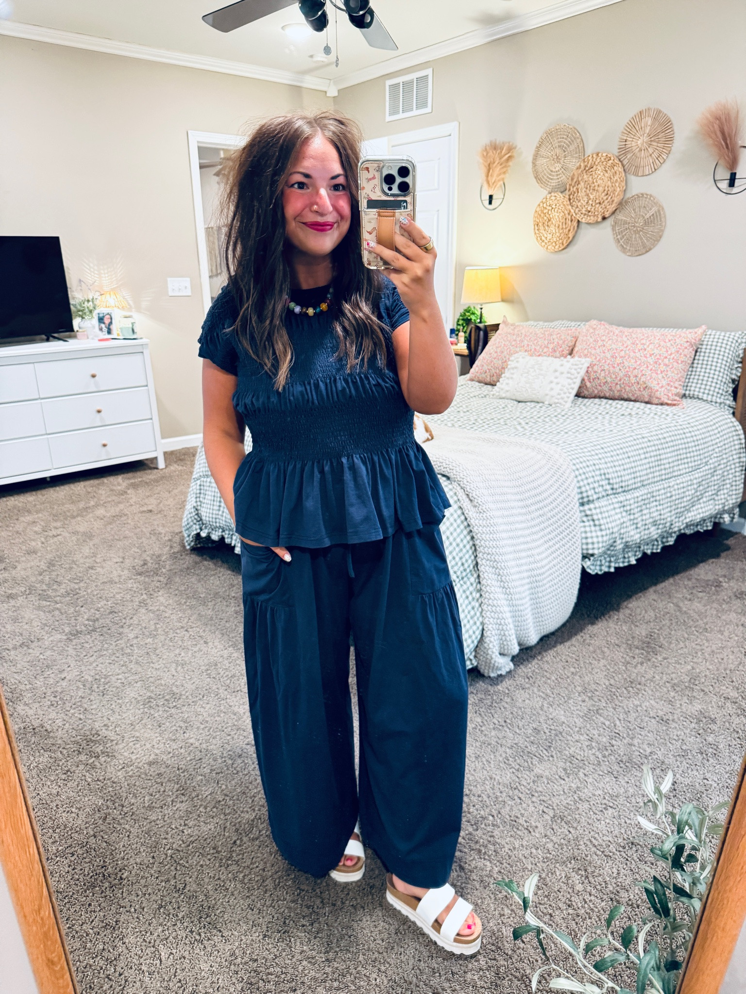 This comfy Amazon two-piece set makes getting dressed so easy! Cute, coordinated and perfect for staying comfortable all day. ✨


sandals: fit true to size // wearing a 5
set: fits oversized // wearing a large (so stretchy, so sizing down is doable!) 

 #LTKMidsize #LTKWorkwear