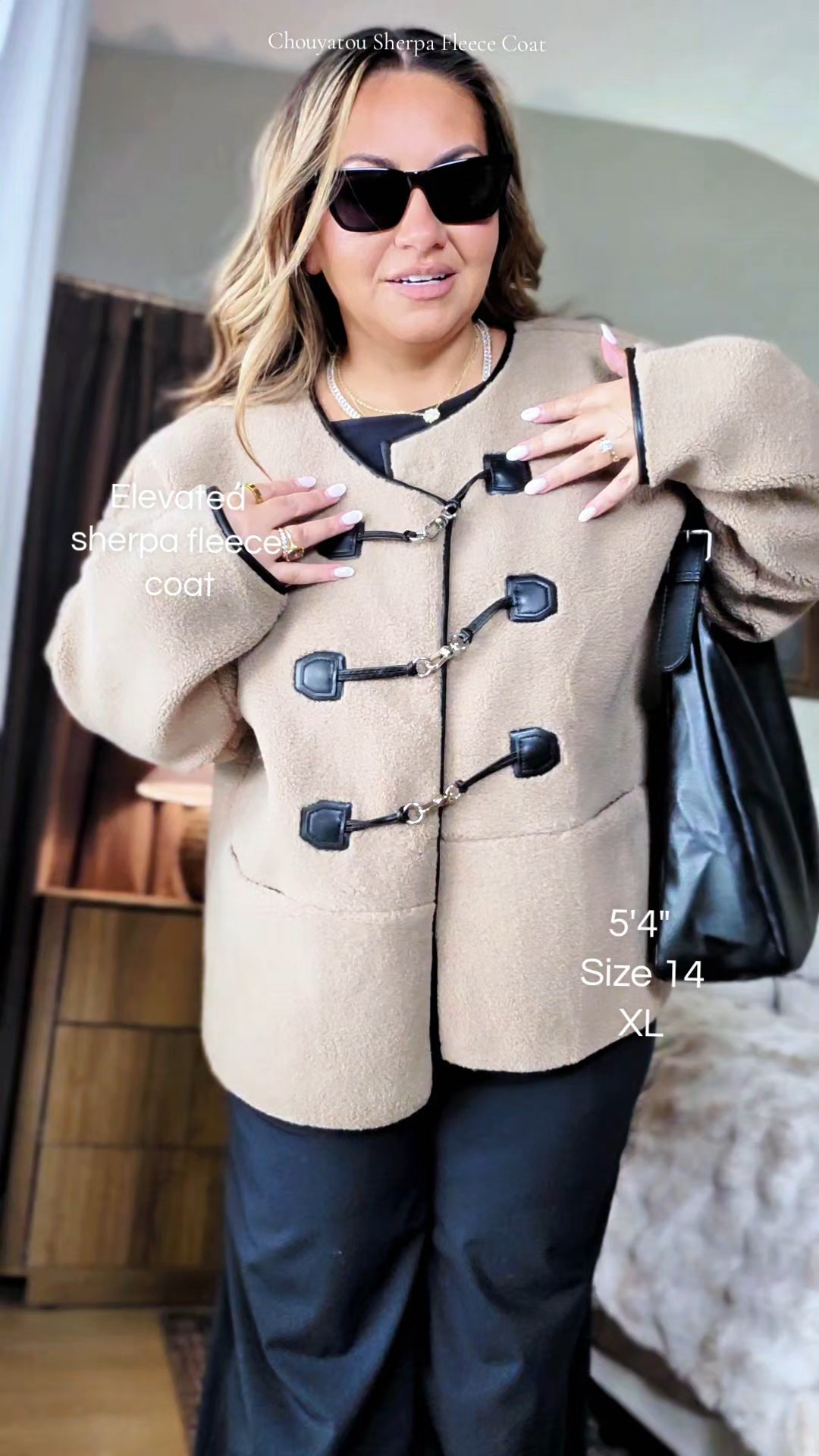 Elevated sherpa fleece coat

#LTKMidsize #LTKOver40 #LTKootd