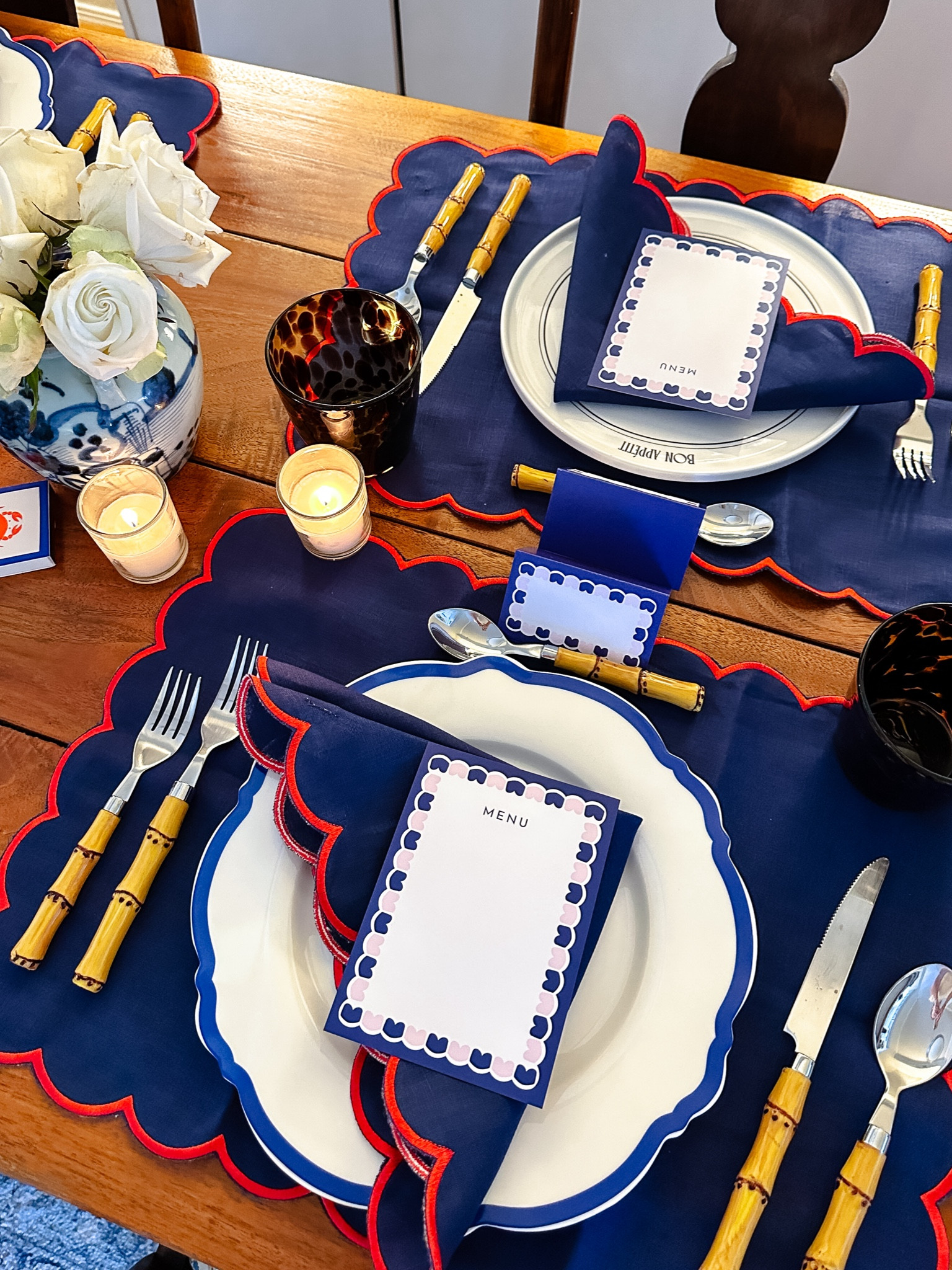 Fun place setting I love! Linked what is still avail!

#LTKHome