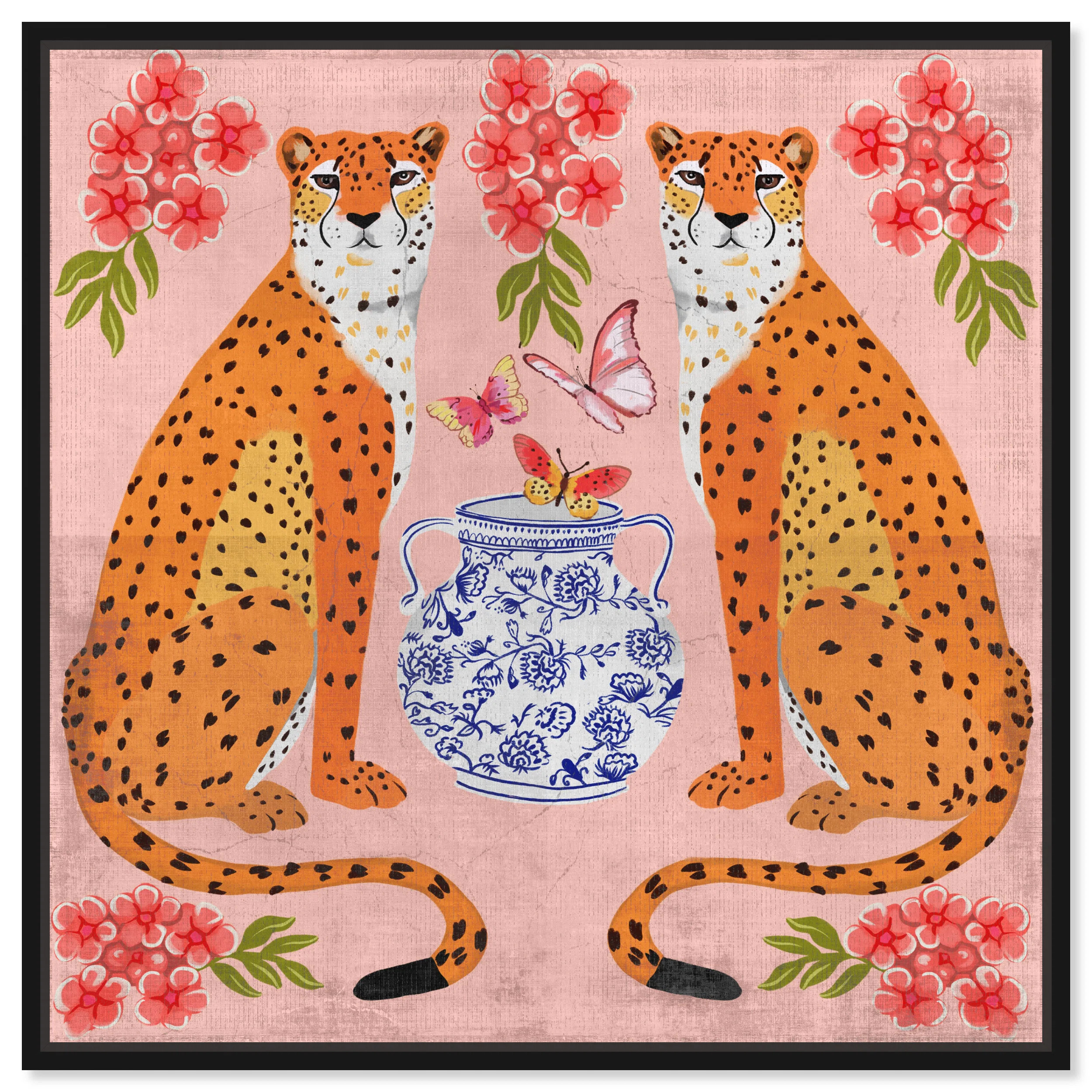 Great Mother Cheetahs " Great Mother Cheetahs " by Oliver Gal | Wayfair North America