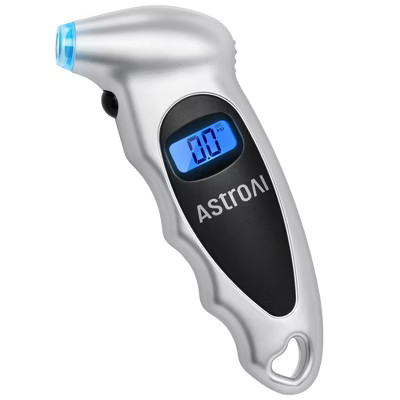 AstroAI Tire Pressure Gauge Digital 0-150PSI Accurate in 0.1 Increments Silver | Target
