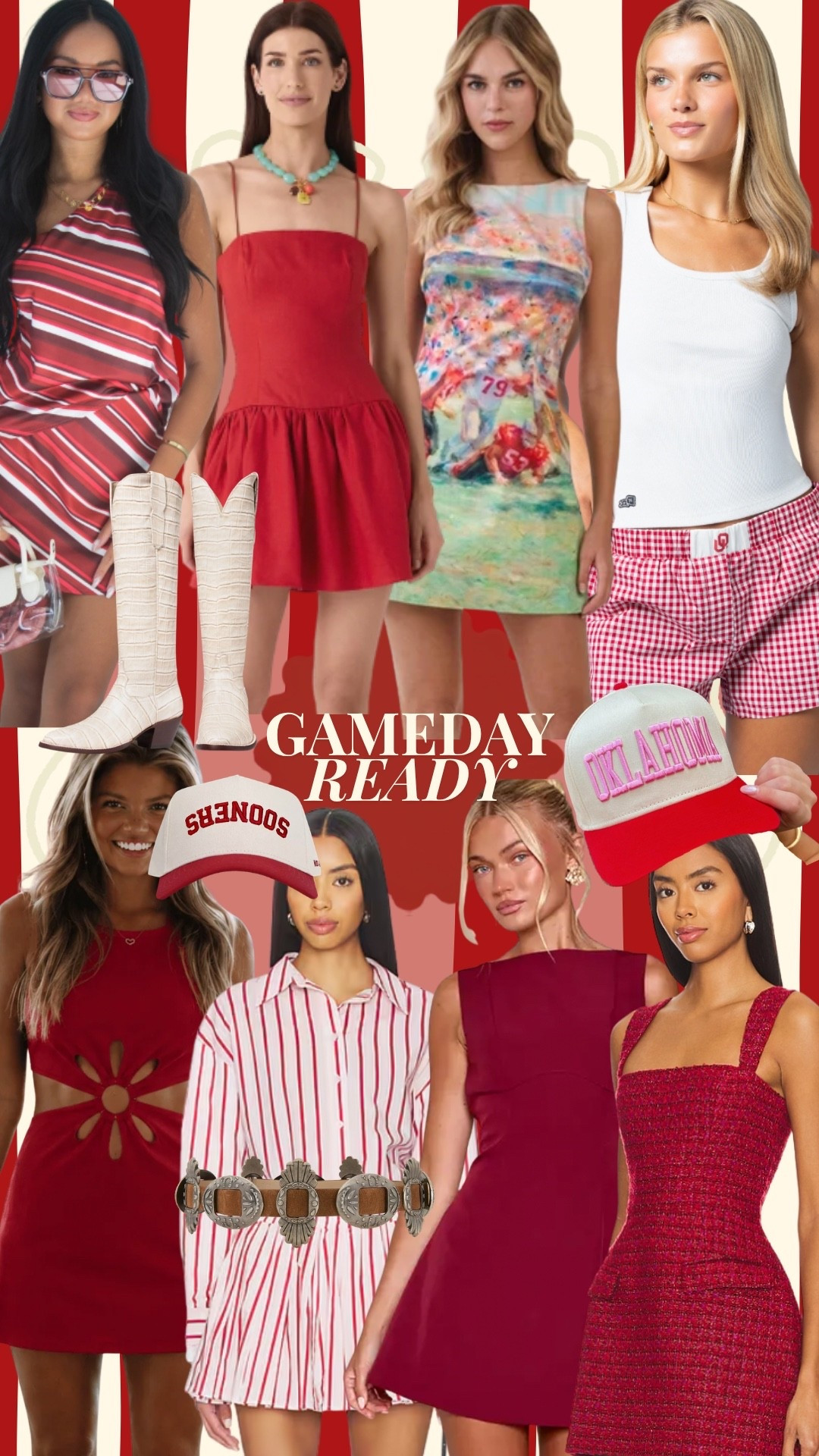 if you say boomer sooner on Saturdays then I have some cute outfits for you!! all at great price points!


game day outfits, college game day, sorority, boomer sooner, Oklahoma university, crimson red, college football

#LTKU #LTKootd