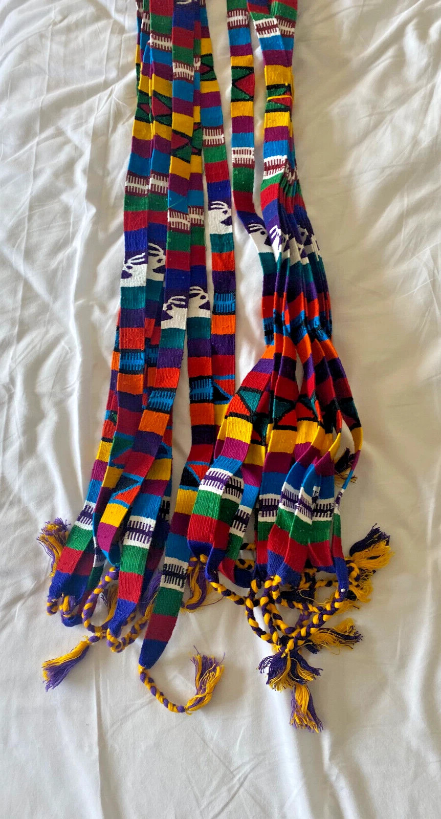 Belt Strap Guatemala Hat Band Cotton Woven Yellow Orange Green Pink Hippie NEW | eBay | eBay US