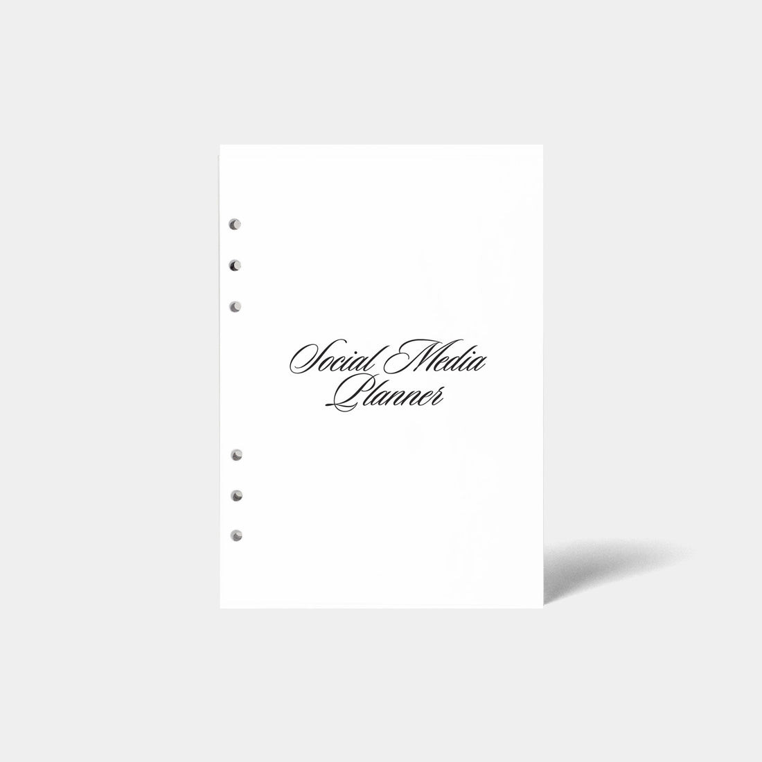 Social Media Planner Insert (6-Ring) | STIL