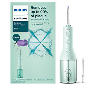 Philips Sonicare Cordless Flosser w/ Quad Stream Nozzle | QVC