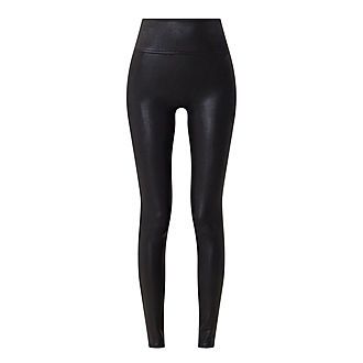 SPANX Faux-Leather Leggings - Black | Arnotts