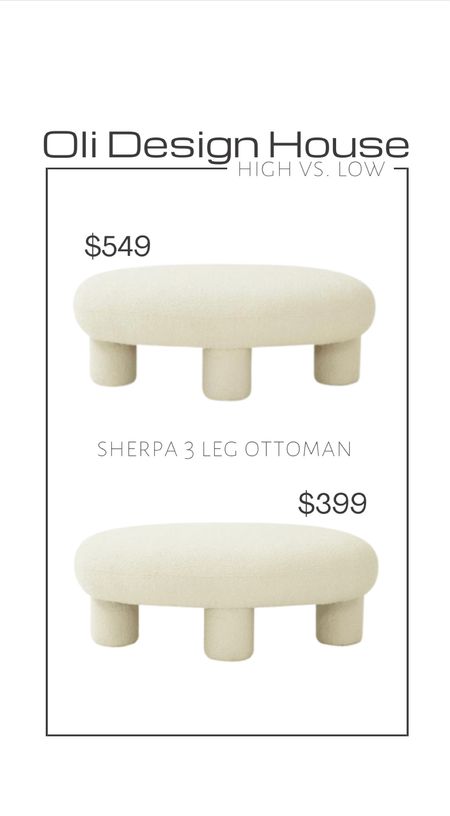 Look for less…3 legged Sherpa ottoman

Pretty sure these two are the exact same product!

Modern organic furniture, wabi sabi home, Sherpa furniture

#LTKhome #LTKstyletip #LTKFind