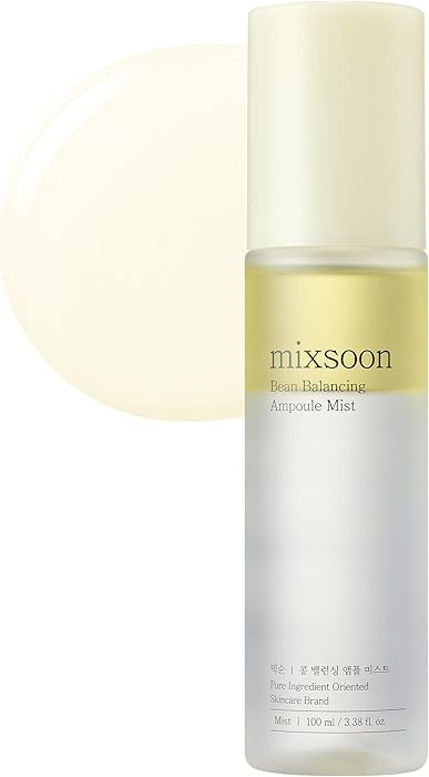 mixsoon Bean Balancing Ampoule Mist - Hydrating and Soothing for Face, Oil balance For Hydrated R... | Amazon (US)