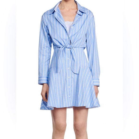 Sandro
Bridge Stripe Tie Shirt Dress | Poshmark