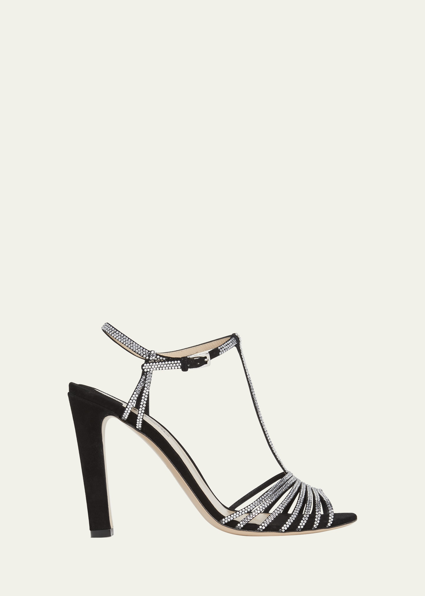 TOM FORD Jerry Suede and Crystal Strappy Sandals | Bergdorf Goodman