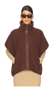 LAMARQUE Eudora Fleece Vest in Chestnut from Revolve.com | Revolve Clothing (Global)