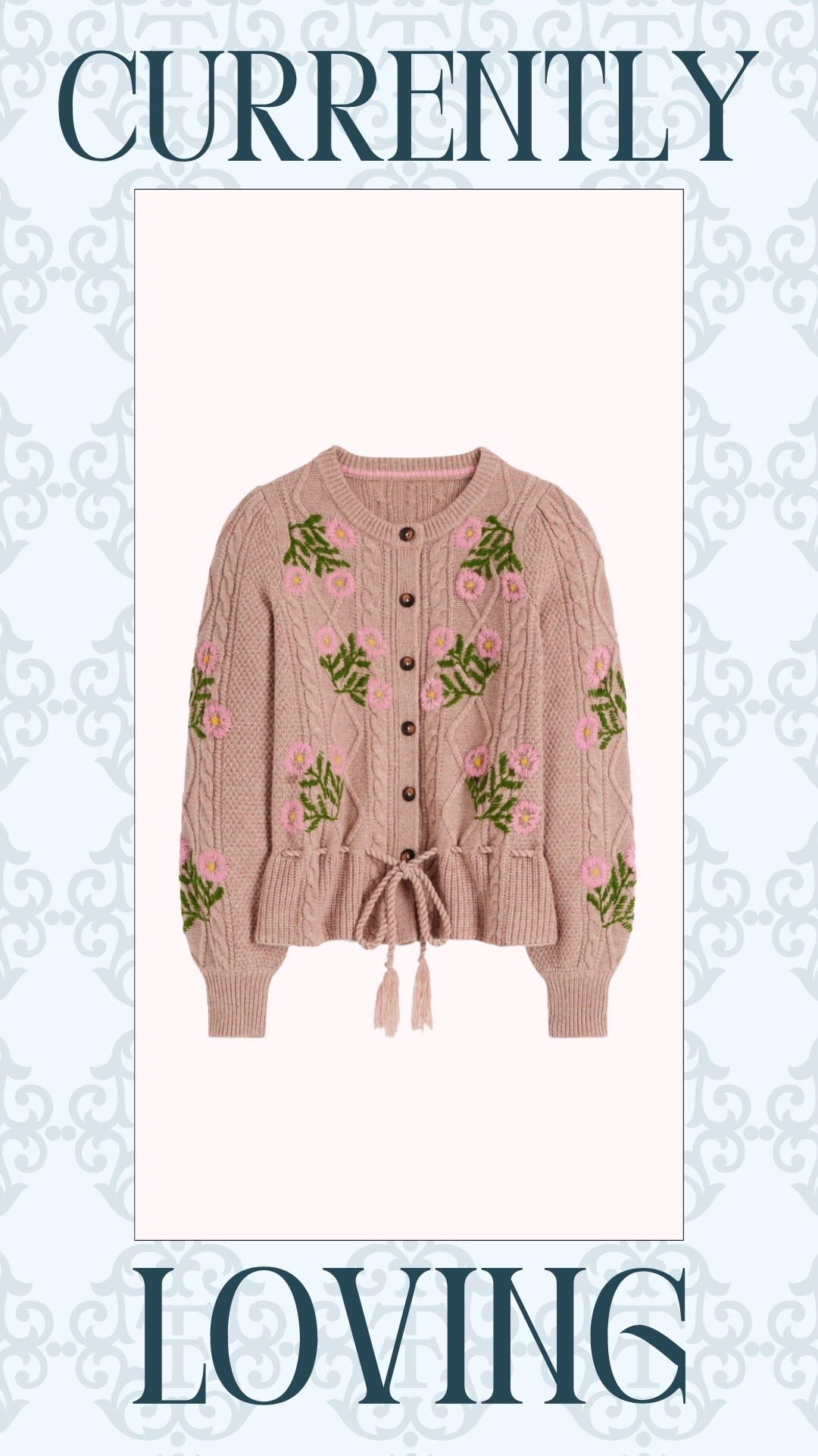 We’re loving this cute floral cardigan for the season. The soft pink color and little flower details make it such a fun piece to add to our fall wardrobe. We’d definitely be styling this one with jeans and boots!

#LTKSeasonal #LTKOver40 #LTKMidsize
