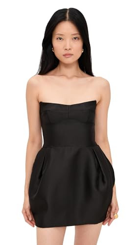 Amazon.com: Amanda Uprichard Women's Bowery Dress, Black, L : Clothing, Shoes & Jewelry | Amazon (US)