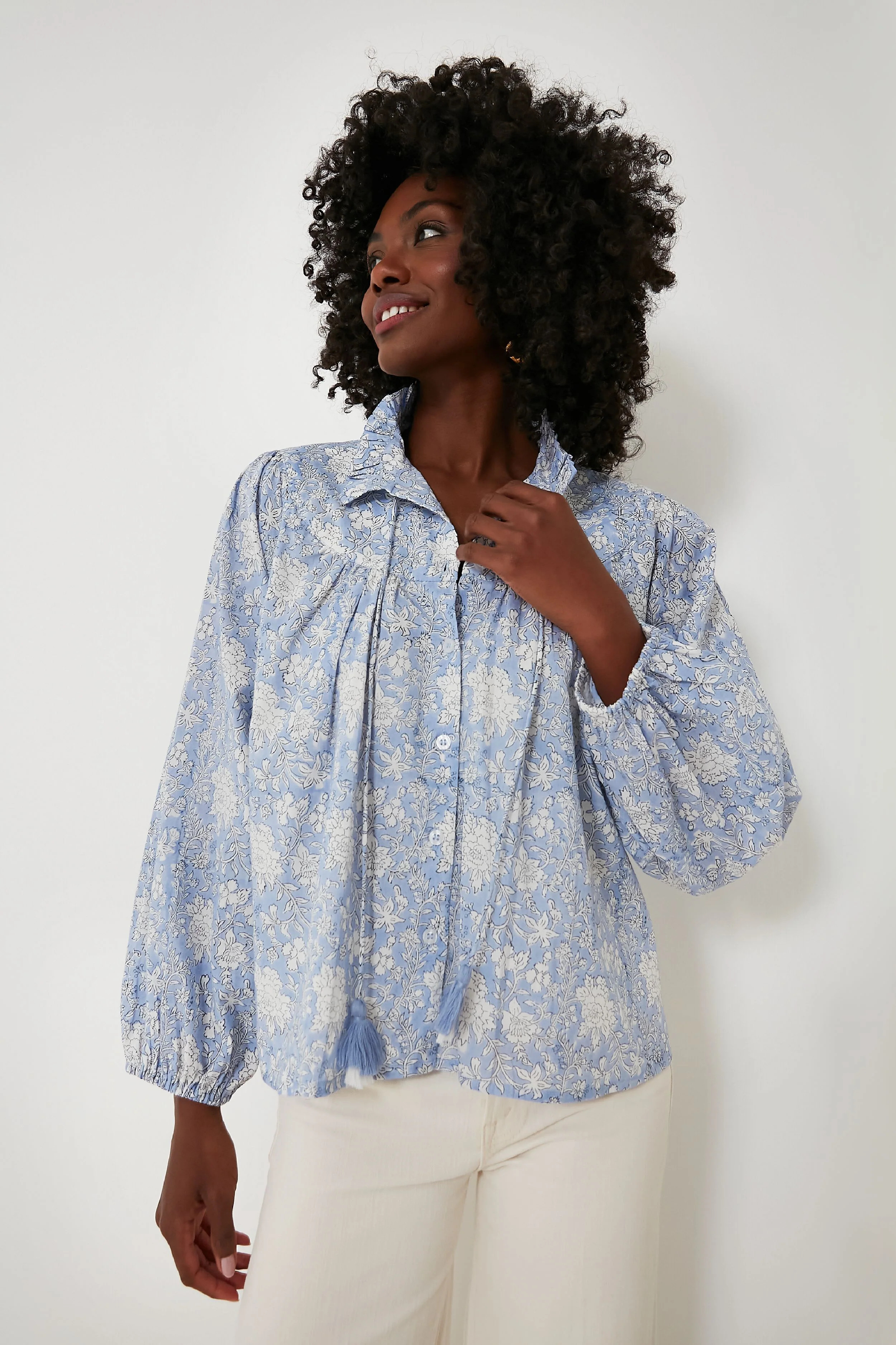 Blue Multi Georgia Top | Tuckernuck (US)