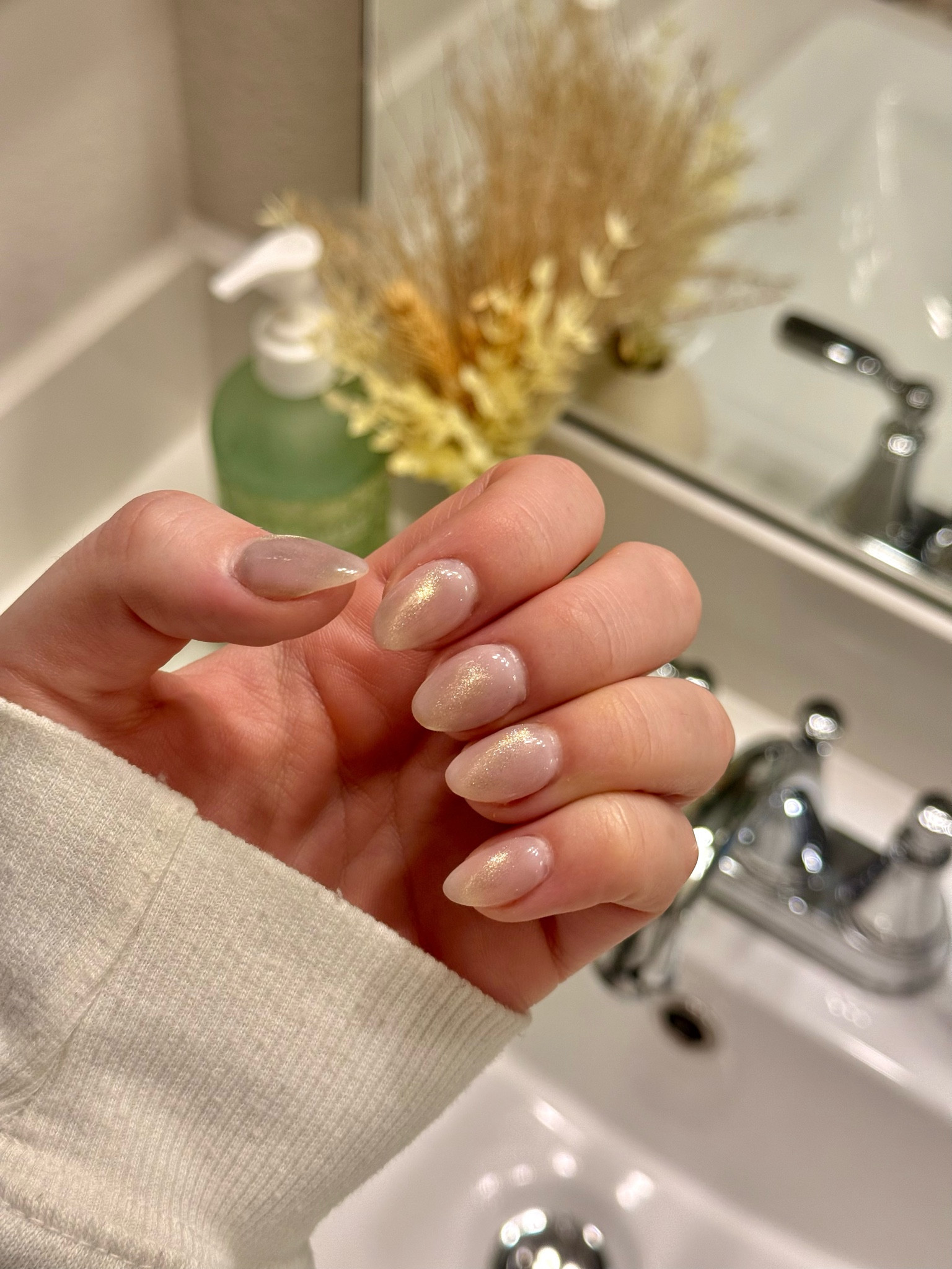 Nails at home 🏠❤️ 
Gel X nails you can do at home and on a budget! This color is a cat eye nail set. Everything is found on amazon. Very much beginner friendly! 

#LTKSeasonal #LTKsalealert #LTKfindsunder50