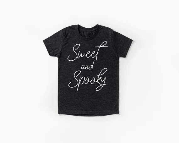 Sweet and Spooky Halloween | Infant, Toddler & Youth Halloween Tee | Children's Halloween Tshirt ... | Etsy (US)