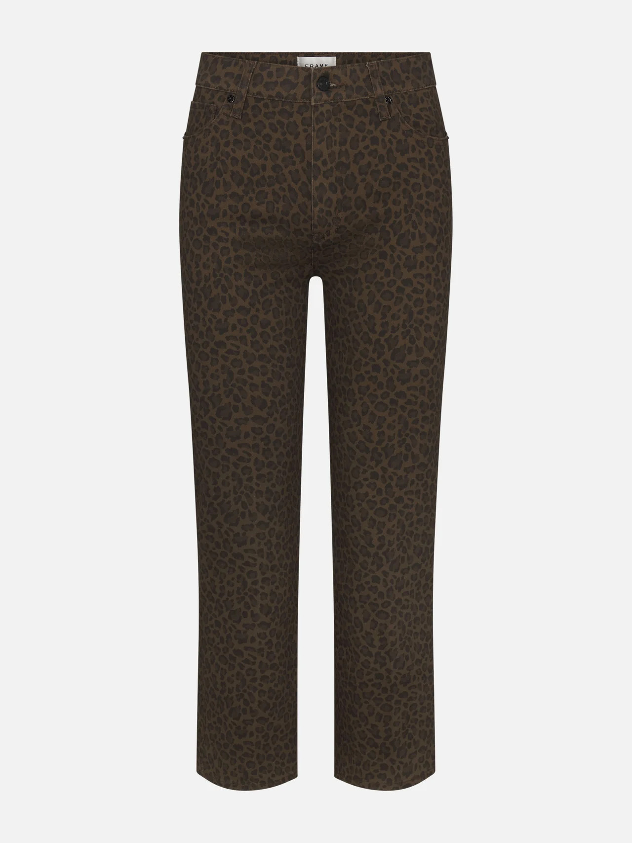 LE SLEEK STRAIGHT LEOPARD | Frame Denim