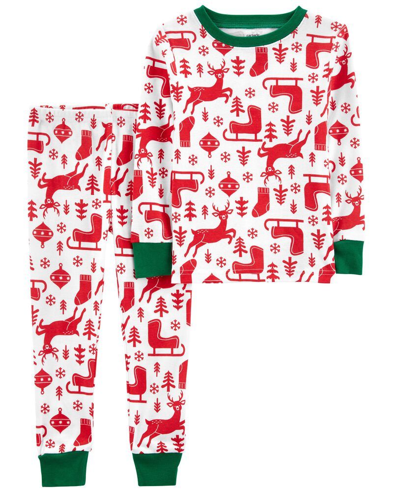2-Piece Christmas 100% Snug Fit Cotton PJs | Carter's