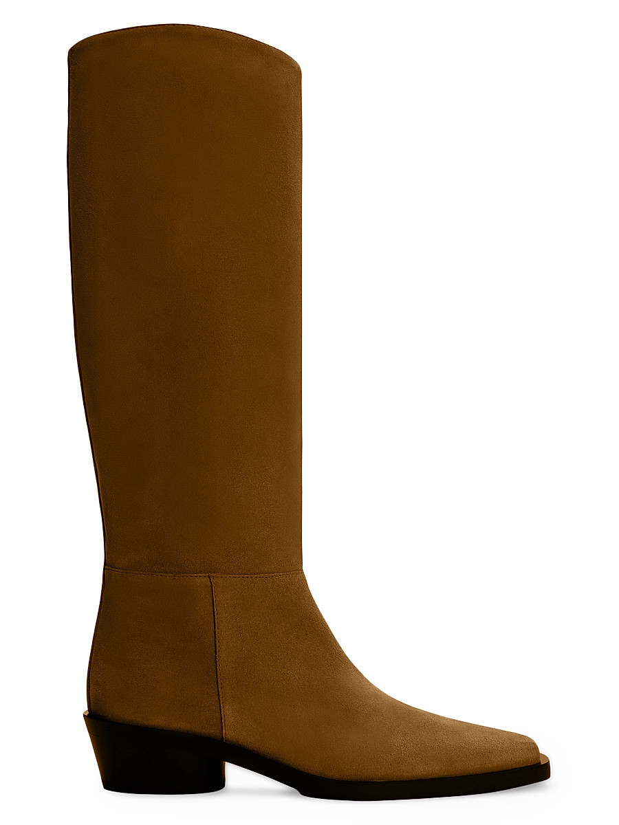 Women's Bronco 40MM Suede Knee-High Boots - Fern - Size 11 | Saks Fifth Avenue