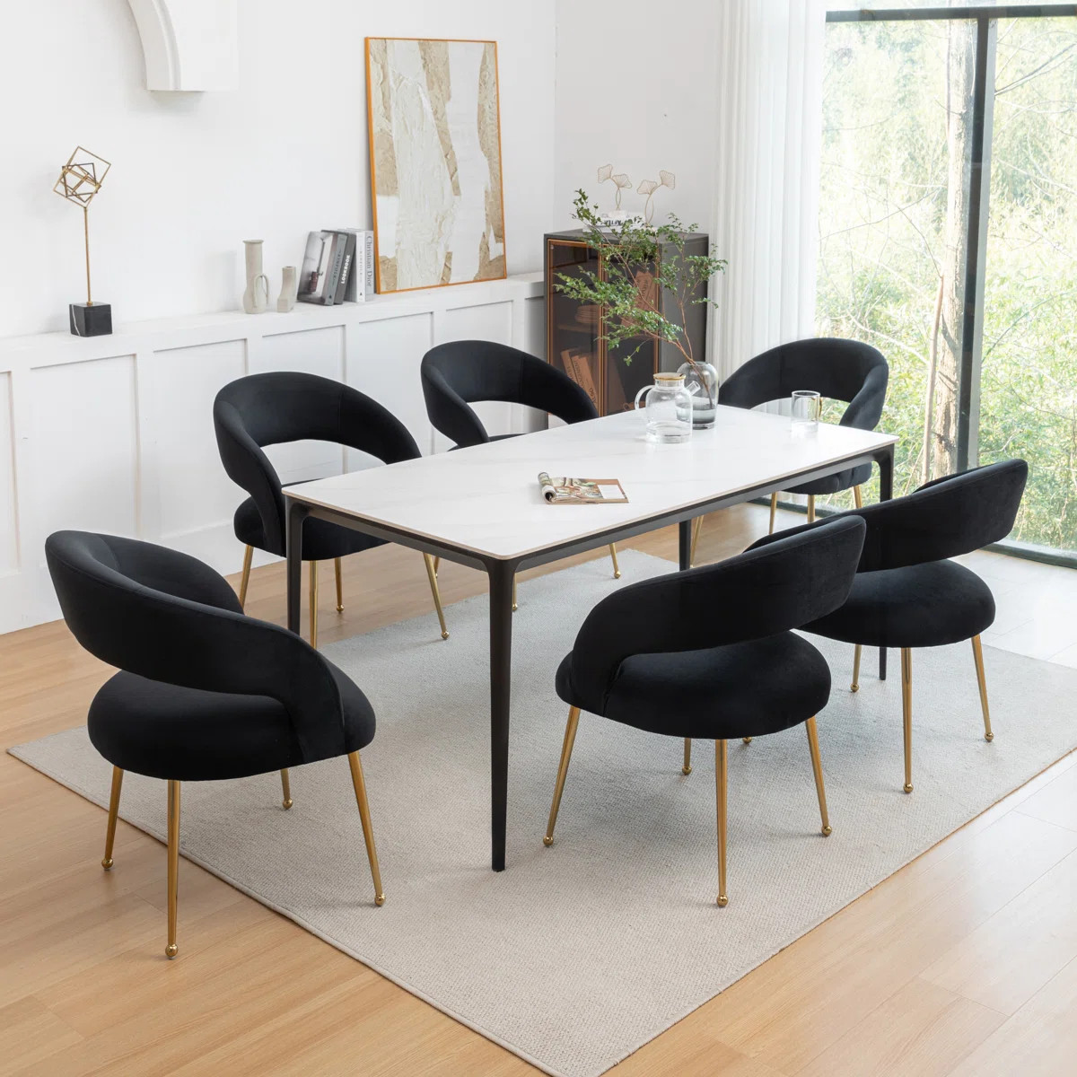 Lokelani 19.3'' H Velvet Upholstered Armchair | Wayfair North America