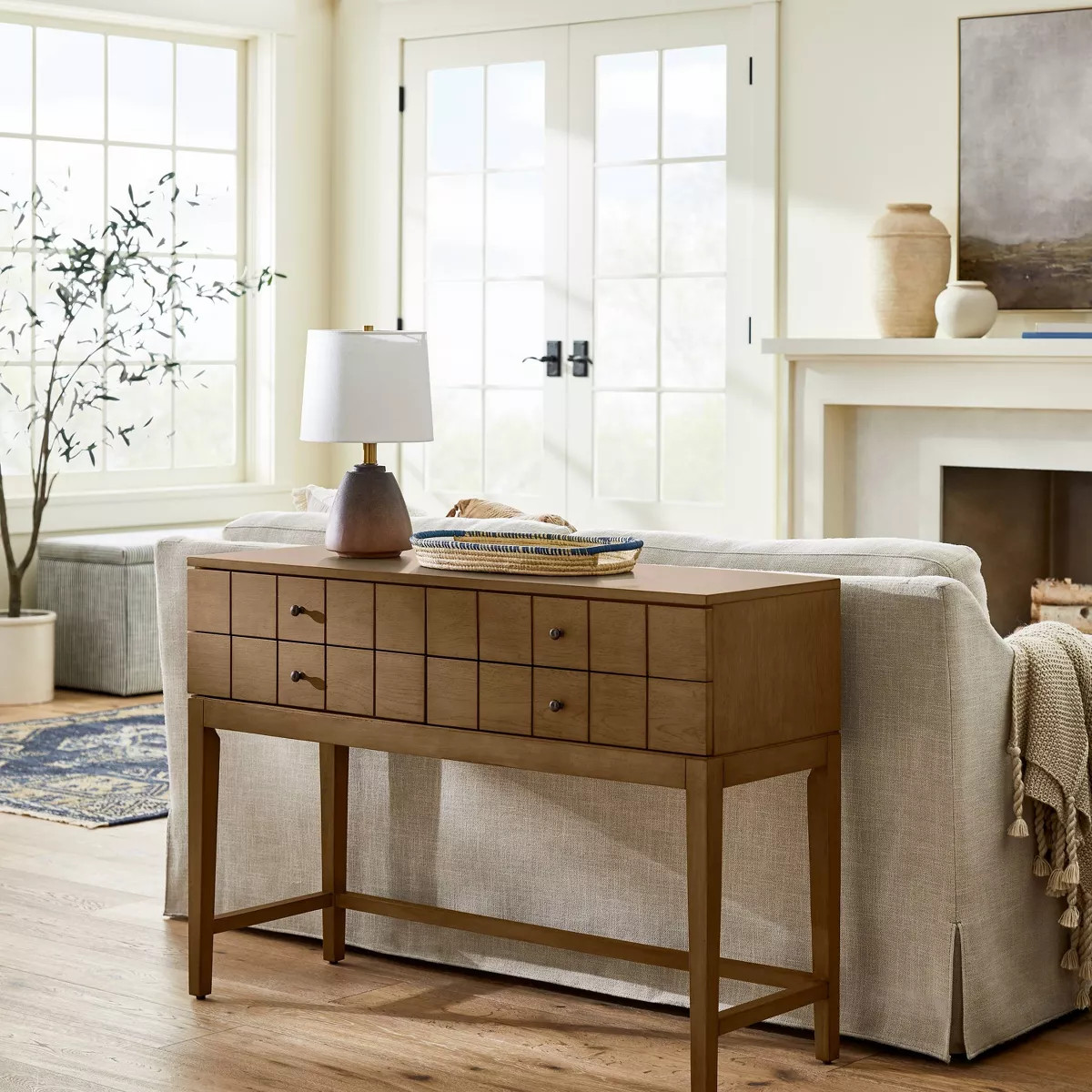 Henrieville Console Table Brown - Threshold™ designed with Studio McGee | Target