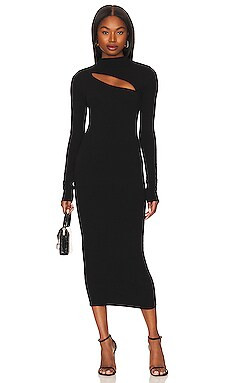 Slit Funnel Midi Dress
                    
                    Good American
                
  ... | Revolve Clothing (Global)