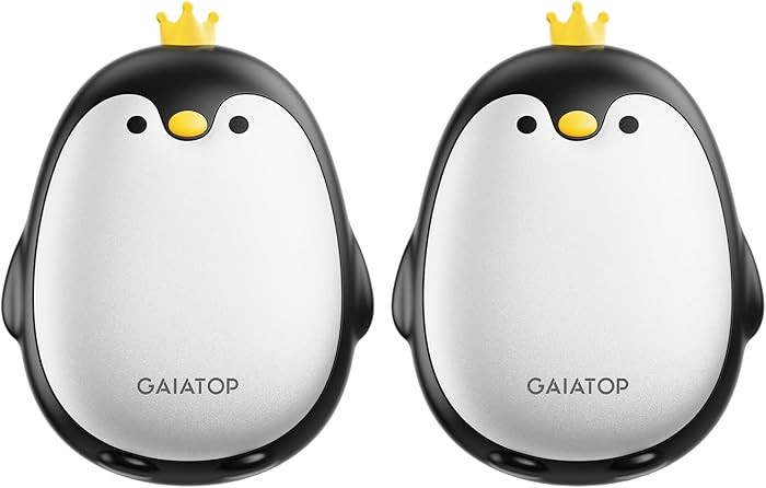 Gaiatop Magnetic Hand Warmers Rechargeable 2 Pack, 3 Settings Cute Pocket Penguin, Fast Hot Hands... | Amazon (US)