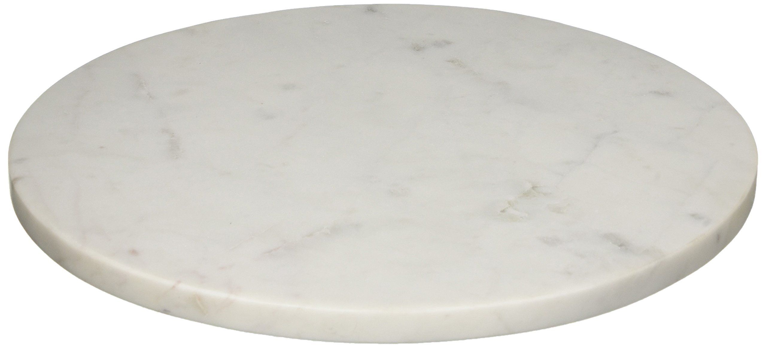 Creative Co-Op Minimalist Round Marble Charcuterie or Cutting Board, White Large | Amazon (US)