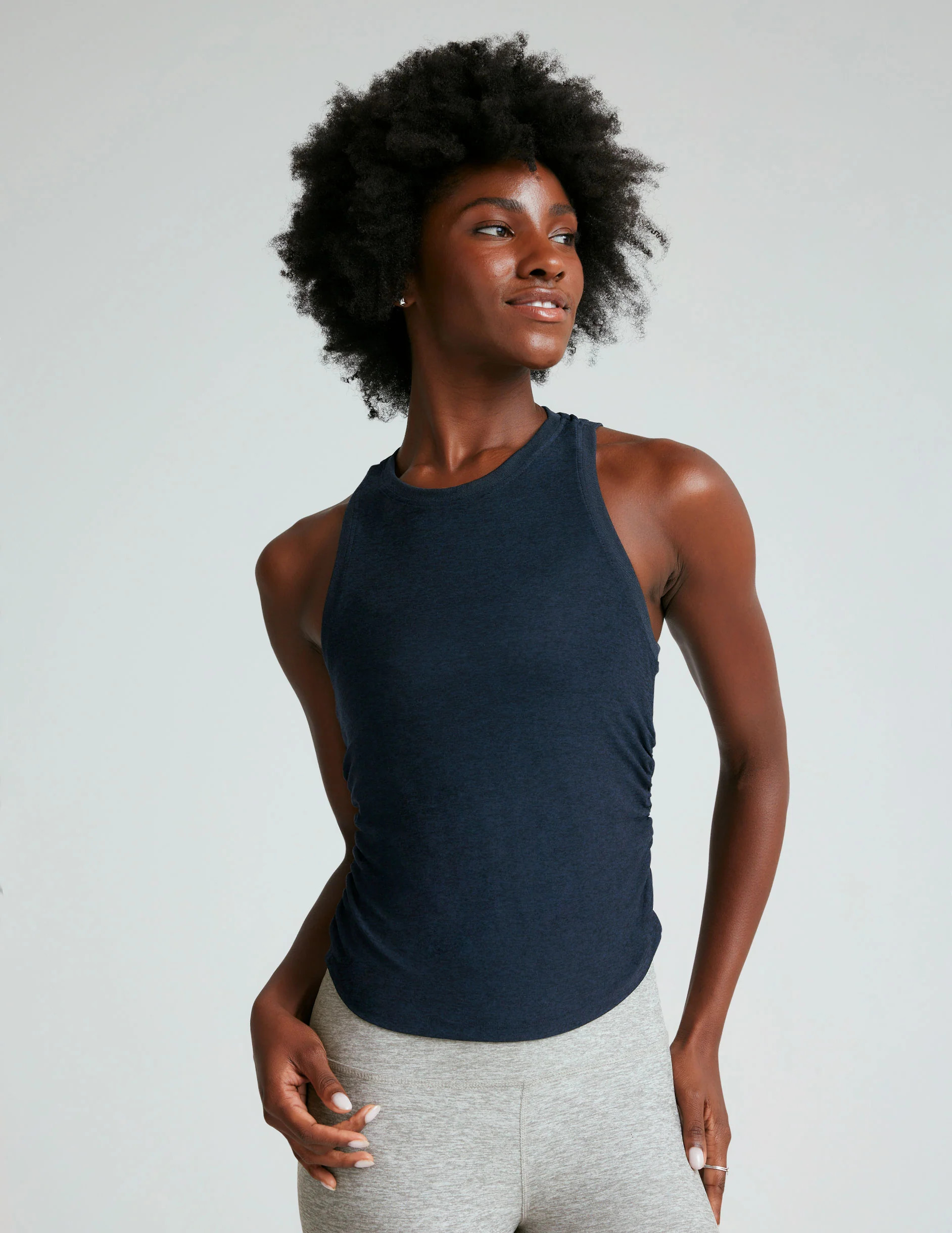 Featherweight Your Fit Shirred Tank | Beyond Yoga | Beyond Yoga